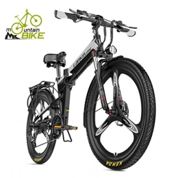 ZJGZDCP vélo ZJGZDCP 48V 400W 10.4AH Vélo Électrique Fat Tire Ebike 21 Shimano Vitesse Neige Électrique Pliant Vélo Adulte Femme / Homme Électrique VTT Ville Commute E-Bike (Color : Gray, Size : 48V / 10.4AH)