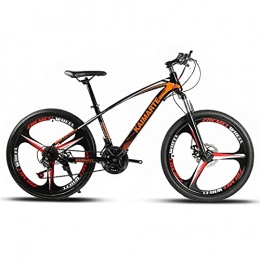 DFBGL Vélo de montagnes 24 / 26"VTT 21 / 24 / 27 Vitesses Adulte Double Frein à Disque Suspension complète Sports de Plein air vélo Tout-Terrain Cadre en Acier à Haute teneur en Carbone