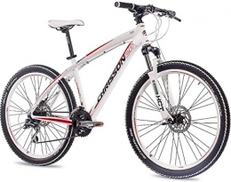 Lour Vélo de montagnes 26 Pouces Hardtail VTT - Altero 2.0 Weiss - VTT Hardtail avec 24 Vitesses Drailleur Shimano Deore - VTT Vlo pour Les Hommes et Les Femmes Fourche Suntour