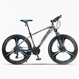 LYRWISHJD Vélo de montagnes 27, 5 pouces Mountain Trail vélo professionnel VTT en aluminium léger Cadre verrouillables fourchette for le transport urbain, aller à l'école, Outing, Fitness ( Color : Blue , Size : 27.5 inch )