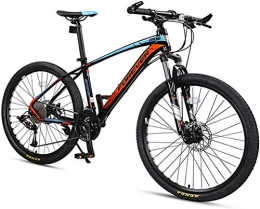 IMBM Vélo de montagnes 33 VTT Vitesse, Hommes Aluminium Cadre de Frein à Disque VTT Semi-Rigide, Femmes Vélo de Montagne, Tout Terrain VTT (Color : Blue, Size : 27.5 inch)