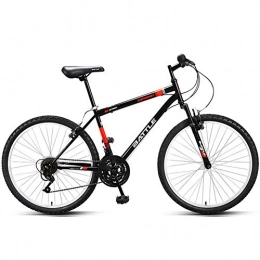 AZYQ Vélo de montagnes AZYQ Vlo de route de 26 pouces, vlo de route cadre en acier haute teneur en carbone pour adultes de 18 vitesses, vlo de banlieue avec fourche avant amortissante, parfait pour la route ou le Di