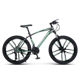 BaiHogi Vélo de montagnes BaiHogi Vélo de Course Professionnel, Vélo de Montagne 21 / 24 / 27 Vélo Vélo 26 Pouces Mens MTB Freins à Disque Cadre en Acier à Haute teneur en Carbone avec Fourche de Suspension verrouillable / Bleu /