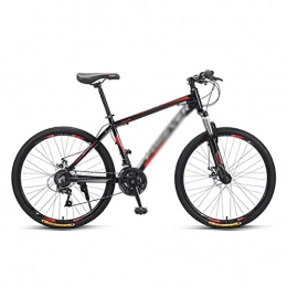 BaiHogi Vélo de montagnes BaiHogi Vélo de Course Professionnel, Vélo de Montagne 26 Pouces Suspension Avant 24 / 27 Vitesse en Acier au Carbone Vélo de Montagne for Adultes Dual Disc MTB Vélos for Hommes et Femmes / Bleu / 24 VI