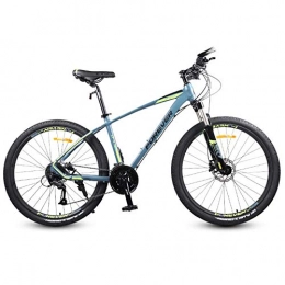 BCX Vélo de montagnes BCX Vélo de route 27 vitesses, vélo de course homme femme 26 pouces, frein à disque hydraulique, vélo de route en aluminium léger, noir, Bleu
