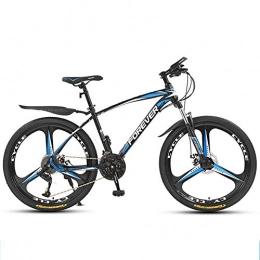 CJF vélo CJF 26 Pouces VTT 21 Vitesse Légère Route avec Verrouillables Amortisseur Avant Forkand Mécanique Disque De Frein pour Hommes Et Femmes, D