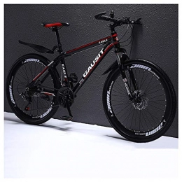 COSCANA Vélo de montagnes COSCANA Vélo De Montagne pour Hommes Et Femmes, VTT à Suspension Avant, 24-27 Vitesses, Roues De 26 Pouces, Vélo De Montagne à Cadre en Aluminium De 17 PoucesRed-27 Speed