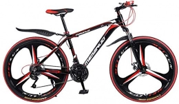 CSS Vélo de montagnes CSS Vélo de montagne de 26 pouces, cadre en acier à haute teneur en carbone et alliage d'aluminium, frein à double disque, VTT semi-rigide 6-24, B, 21 vitesses