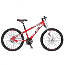 CYCC Vélo de montagnes CYCC 24 Pouces diamètre de Roue 21 Vitesses VTT Cadre en Alliage d'aluminium vélo Tout-Terrain Adultes Hommes et Femmes étudiants Jeunes vélo léger-Rouge