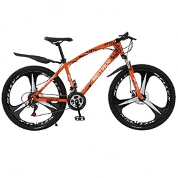 CYCC Vélo de montagnes CYCC Mountain Bike Off-Road Lightweight Dual Disc Brake Shock Absorption Variable Speed ​​Urban Highway Men and Women Adult 27-Speed-Orange_26 Pouces