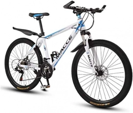 DALUXE Vélo de montagnes DALUXE Mountain Bike 24 / 26 Pouces 21 Vitesses Chssis en Acier Haute Teneur en Carbone Air 3 en Vlo Fourche VTT Suspension Plein Transmission Spoke Plage Cycdaluxeg Rail-vlo (Bla.