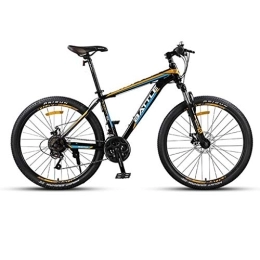 Dsrgwe vélo Dsrgwe VTT, 26” Mountain Bike, Cadre en Acier au Carbone Mountain Bicycles, Double Disque de Suspension et de freinage Avant, 24 Vitesses (Color : C)