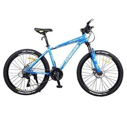 Dsrgwe vélo Dsrgwe VTT, 26inch VTT, Vélos en Alliage d'aluminium Dur de Queue, 17" Cadre, Suspension à Double Disque de Frein Avant et, 27 Vitesses (Color : C)