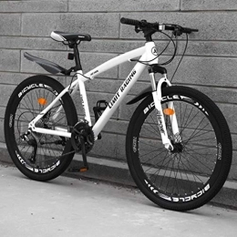 LADDER Vélo de montagnes Dsrgwe VTT, Mountain Bike / Vélos, Cadre en Acier au Carbone, Suspension Avant et Double Disque de Frein, Roues 26 Pouces (Color : A, Size : 27-Speed)