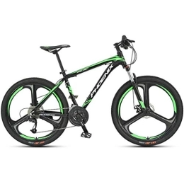 Dsrgwe vélo Dsrgwe VTT, VTT, Cadre en Alliage d'aluminium Mountain Bicycles, Double Frein à Disque et Suspension Avant, 26 Pouces Roue, 27 Vitesse (Color : A)