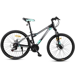 Dsrgwe vélo Dsrgwe VTT, VTT, Vélos Cadre en Alliage d'aluminium, Double Frein à Disque et Suspension Avant, 26 Pouces Roue, 21 Vitesse (Color : B)