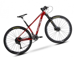 DUABOBAO Vélo de montagnes DUABOBAO VTT, Adapté Aux Jeunes Adultes, Matériau en Fibre De Carbone, Grand Ensemble Standard M8000-22 Vitesses (33 Vitesses), Diamètre De Roue De 29 Pouces, Red, 17