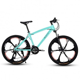 EAHKGmh Vélo de montagnes EAHKGmh Adulte VTT 26 Pouces Vitesse Dual Shock Freins Disque tudiant vlo Assault vlo (Color : Green, Size : 21 Speed)