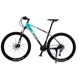 EASSEN vélo EASSEN 29 Pouces de vélo de Montagne, Cadre en Alliage d'aluminium en Carbone d'imitation, avec Choc de Rebond à air, Freins à Double Disque mécaniques pour Hommes et Femme Light Blue