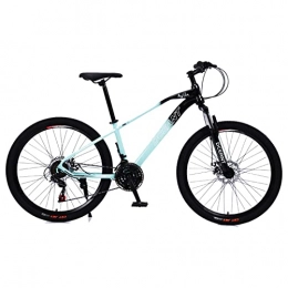 EASSEN vélo EASSEN VTT 26 / 27, 5 / 29 pouces, vélo tout-terrain à vitesse variable, tout terrain, cadre en acier à haute teneur en carbone avec deux freins à disque mécaniques pour homme, femme et vert noir, 69, 8 cm