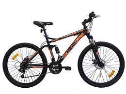 EDEN Bikes vélo Eden Bikes VTT 26'' Tout Suspendu XCITE / Neon - Double Freins à disques - Potence Headset - Dérailleur Shimano TY21 - Poignées Shimano RS35 - Jantes Doubles Parois