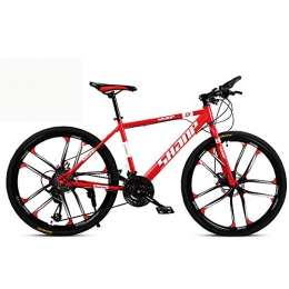 GUO Vélo de montagnes GUO Pliable Assemblé Adulte Hommes et Femmes Vélo De Montagne 26 Pouce Double Frein À Disque Antichoc Voyage De Haute Qualité en Acier Au Carbone Vélo-Molette de Coupe C3Ten