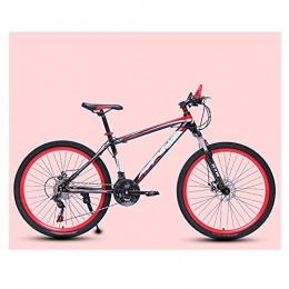 GWL Vélo de montagnes GWL Vélo VTT Homme & Femme, 24 26 Pouces, Cadre en Acier À Haute Teneur en Carbone Vélo de Montagne, Frein à Double Disque Véhicule Tout Terrain Pas Cher, Cyclisme / C / 24inch