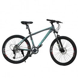 GXQZCL-1 Vélo de montagnes GXQZCL-1 VTT, vlo Tout Terrain, 26" Vlos de Montagne, Montagne vlos avec Double Frein Disque et Suspension Avant, 27 Vitesses, Cadre en Alliage d'aluminium MTB Bike (Color : Green)