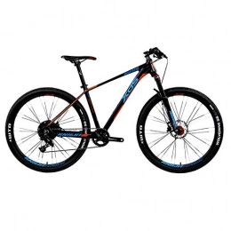 HARUONE Vélo de montagnes HARUONE 27.5Inch Adulte VTT, 11 Vitesse Hors Route Huile De Frein Disque Amortisseur, Cadre en Alliage D'aluminium Full Suspension VTT, Bleu, 17inch