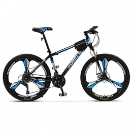 CDBK Vélo de montagnes Hors Route VTT 26 Pouces 30 Vitesses Étudiant Vélo Course Décalable Double Frein À Disque, Bleu Vélo Adulte Urbain Unisexe