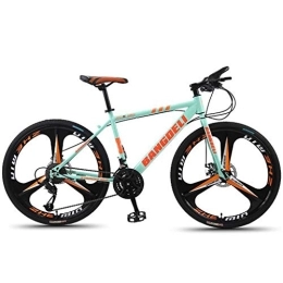 Kays vélo Kays VTT Vélo de Montagne 26" Femmes / Hommes Montagne Vélos 21 / 24 / 27 / 30 Vitesse Lightweight Carbone Cadre en Acier Suspension Avant Frein À Disque (Color : Green, Size : 21speed)