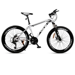 Kays vélo Kays VTT Vélo de Montagne Mountain Bike, Cadre en Acier Au Carbone 26” Mountain Bicycles, Double Frein À Disque Et Fourche Avant 21 / 24 / 27 Vitesses (Color : Black, Size : 21-Speed)