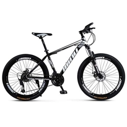 Kays vélo Kays VTT Vélo de Montagne Mountain Bike, Cadre en Acier Au Carbone Hardtail Mountain Bicycles, Disque De Frein Et La Fourche Avant, 26 Pouces Roue (Color : Black, Size : 21-Speed)