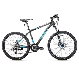 Kays Vélo de montagnes Kays VTT Vélo de Montagne VTT 26 Pouces Hommes / Femmes Roue Vélos, Ligntweight en Aluminium Cadre en Alliage, Double Disque De Frein Avant Fourche, 24 Vitesse (Color : Blue)