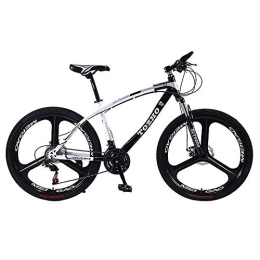 Kays vélo Kays VTT Vélo de Montagne VTT, 26 Pouces Vélos Dur Queue, Cadre en Acier Au Carbone, Suspension À Double Disque De Frein Avant 21 / 24 / 27 Vitesses (Color : Black, Size : 24 Speed)