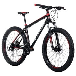 KS Cycling vélo KS Cycling VTT Hardtail 27, 5" Plus Xceed Noir / Rouge RH 50 cm Adulte Unisexe, Zoll