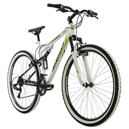 KS Cycling vélo KS Cycling VTT Tout Suspendu 29'' Scrawler Blanc TC 51 cm