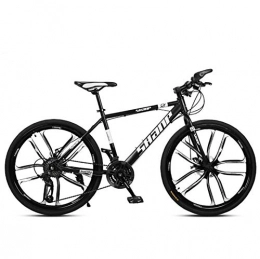 LBWT vélo LBWT 26 Pouces VTT, Ville en Plein Air Vélo De Route, Hors Route À Vitesse Variable Vélo, Cadre en Acier Au Carbone, Cadeaux (Color : Black, Size : 30 Speed)