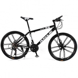 LC2019 Vélo de montagnes LC2019 26 Pouces Mâle Et Femelle À Une Roue De Vélo De Montagne, Amortissant Les Chocs Vélo Étudiant De Vitesse Variable, 21 / 24 / 27 / 30 Vitesse Couple (Color : Black, Size : 27 Speed)