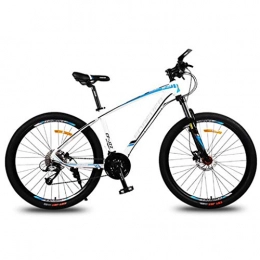 LDDLDG Vélo de montagnes LDDLDG Vélo de montagne 26" 30 vitesses Unisexe Cadre en alliage d'aluminium Suspension avant Double Frein à disque (Couleur : Bleu)