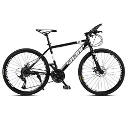 LILIS vélo LILIS Vélo VTT, VTT en Aluminium Vélo de Montagne Vélo de Route VTT Homme 24 Vitesse 24 / 26 Pouces Roues for Adultes Femmes (Color : Black, Size : 24in)