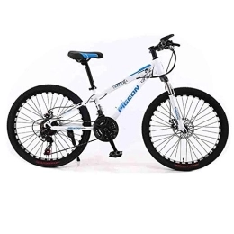 LILIS vélo LILIS Vélo VTT, VTT en Aluminium Vélo VTT Adultes VTT Ados Route Vélos for Les Hommes et Les Femmes Roues réglable 21 Vitesse Double Frein à Disque (Color : Blue)