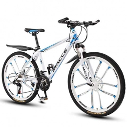 Lxyfc Vélo de montagnes LXYFC Vélo De Montagne VTT Vélo de Montagne VTT 26 Pouces Femmes / Hommes VTT Vélos Lightweight Carbon Cadre en Acier 21 / 24 / 27 Vitesses avec Suspension Avant VTT Tout-Terrain Bike Vélo De Montagne