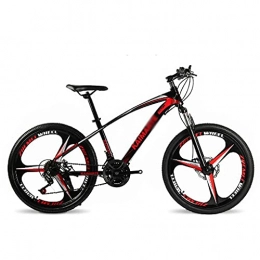 MRWW Vélo de montagnes MRWW Velo Adulte Femme De Montagne pour Hommes Et Femmes Adultes, Vélo De Sport De Montagne, VTT avec 21 E'tapes De Changement De Vitesse, 26 Pouces avec Roue À Rayons, Red-3Couteau