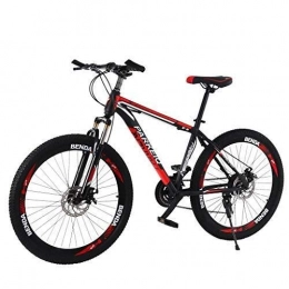 PLYY vélo PLYY 26 Pouces VTT Route Portable vélo 21 Vitesses Vitesses système Dual Shock Freins à Disque Noir léger for vélo extérieur à vélo