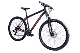 Quer vélo QUER Legend 29 NUMÉRO 2 29", Aluminium, 21 Vitesses, Frein À Disque HYDRAULIQUE, Fourche DE Verrouillage (Black-Red, M19)