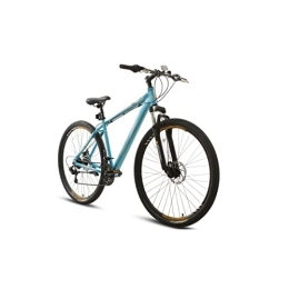 QYTEC vélo QYTEC zxc Vélo de montagne pour homme femme adulte vélo étudiant aluminium double frein à disque route 21 vitesses ceinture suspension fourche avant (couleur : A29143 bleu)