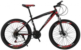 Suge Vélo de montagnes Suge Mountain Bike 26 Pouces vlo de Ville, 27 Vitesses Double Frein Disque Tout-Terrain extrieur Cyclisme, Unisexe tudiant de vlos (Color : Red)