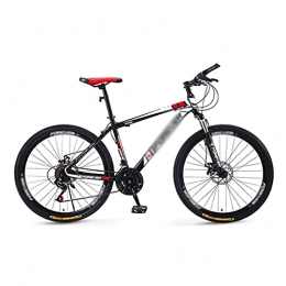 T-Day Vélo de montagnes T-Day VTT Vélo Mountainbike 26 Roues Vélo De Montagne Daul Freins à Disque 21 Vitesse Mens Vélo Suspension Avant VTT pour Hommes Femme Adulte Et Adolescence(Size:21 Speed, Color:Rouge)