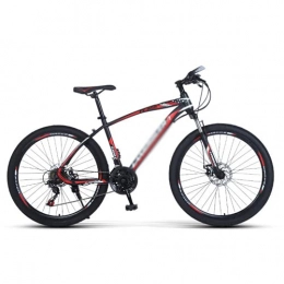 T-Day Vélo de montagnes T-Day VTT Vélo Mountainbike Jantes 26 Pouces Vélo De Montagne 21 / 24 / 27 Vélo Vitesse pour Une Piste De Chemin Et Montagnes avec Fourche à Suspension Daul Disc Freins(Size:27 Speed, Color:Rouge)